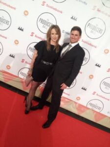 Lisa Durupt and her husband Michael Lyons