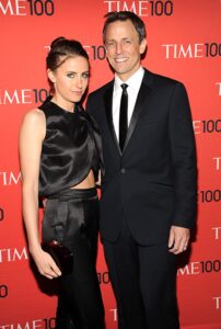 Alexi Ashe and seth meyers